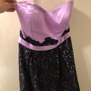 Liz Fields A line sweetheart neck Dress